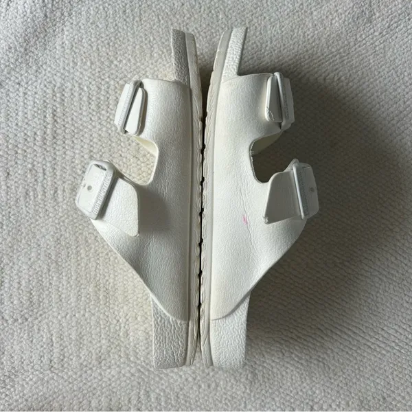 Birkenstock White Sandals - Image 4