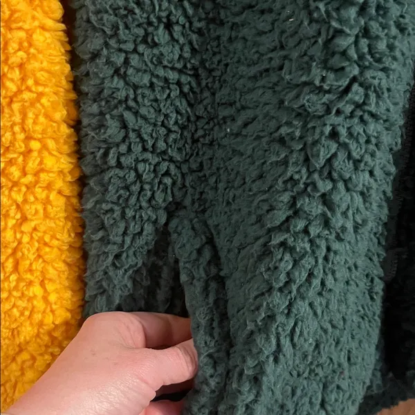 Green Bay Packers NFL Full Zip Sherpa Hoodie‎ NWOT Small - Image 3