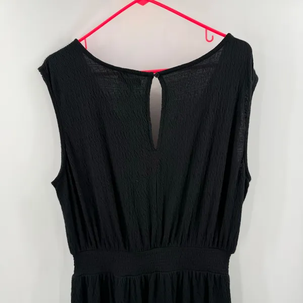 Z Supply Jumpsuit Women's Large NWT Indy Knit Black Textured Comfy Soft Casual - Image 9