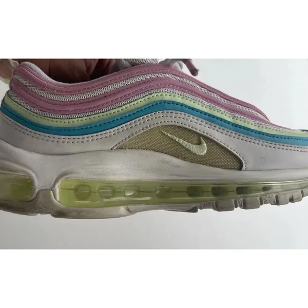 Nike Air Max 97 Women's Running Shoes SZ 7.5 White/Pink, CW7017-100 - Image 14