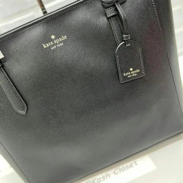 Kate Spade New York Black Schuyler Saffiano Medium Tote - Image 4