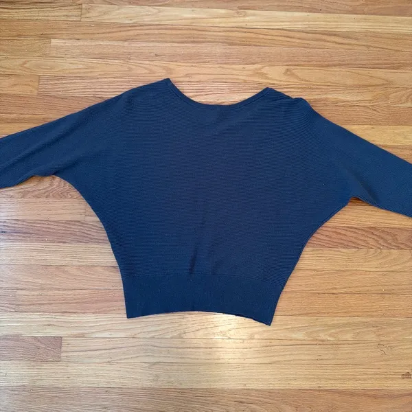Express Cinched Waist Sweater Ribbed - Image 5