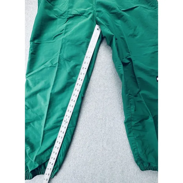 Vintage‎ Tommy Hilfiger Track Pants Green Baggy Windbreaker Logo Mens M NWT 90s - Image 8