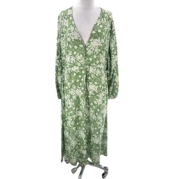 NWT‎ Summersalt The Cinched Waist Caftan Dress vintage floral sz L - Image 2