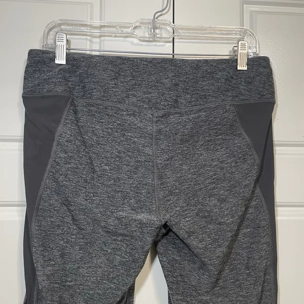 The North Face Womens Gray Athletic‎ Crop Leggings Activewear large - Image 7