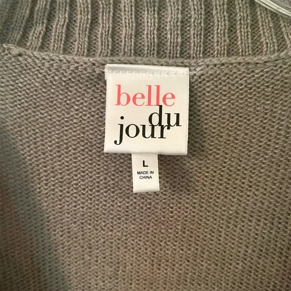 BELLE DU JOUR Green Sweater Vest - Image 5