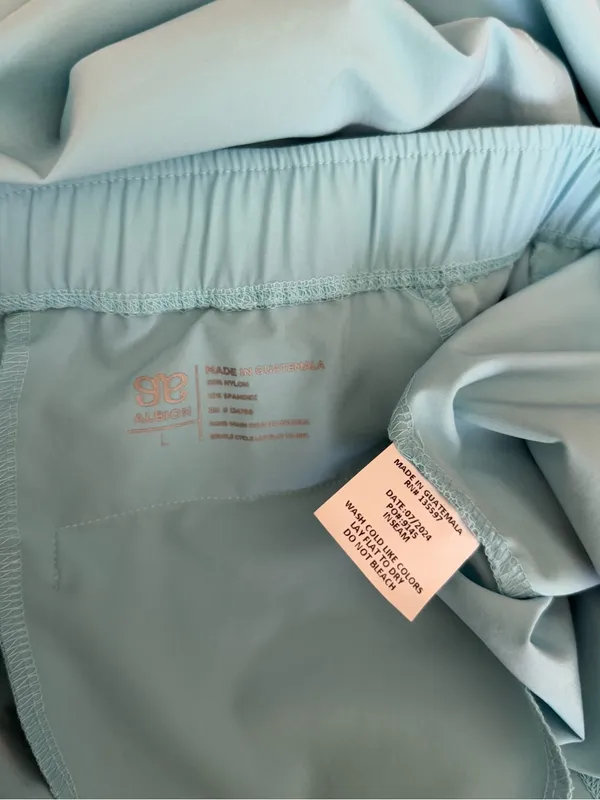 Albion FIT Large NEW Everywhere Joggers Aqua Blue Lightweight Elastic Outdoor - Image 5