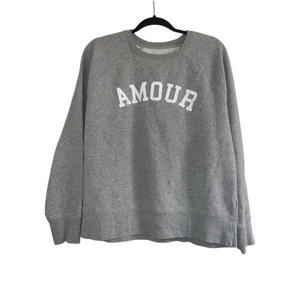 ✨ZADIG & VOLTAIRE Amour Grey Sz Large Sweatshirt✨ - Image 4