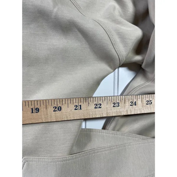 Lululemon Softstreme Belted Wrap Jacket Coat Trench Beige M/L LW3EZIS - Image 11