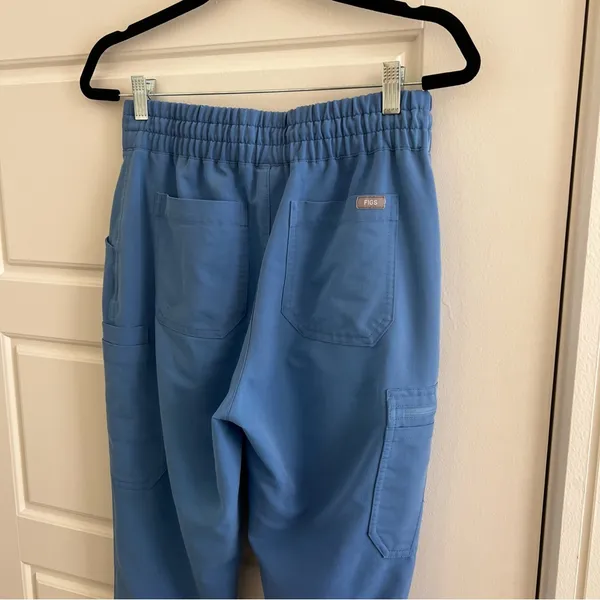 FIGS Blue Scrub Pants Small - Image 7