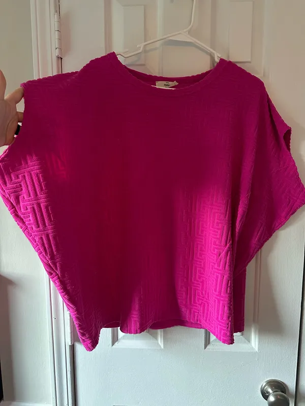 Entro Pink Top Textured - Image 3