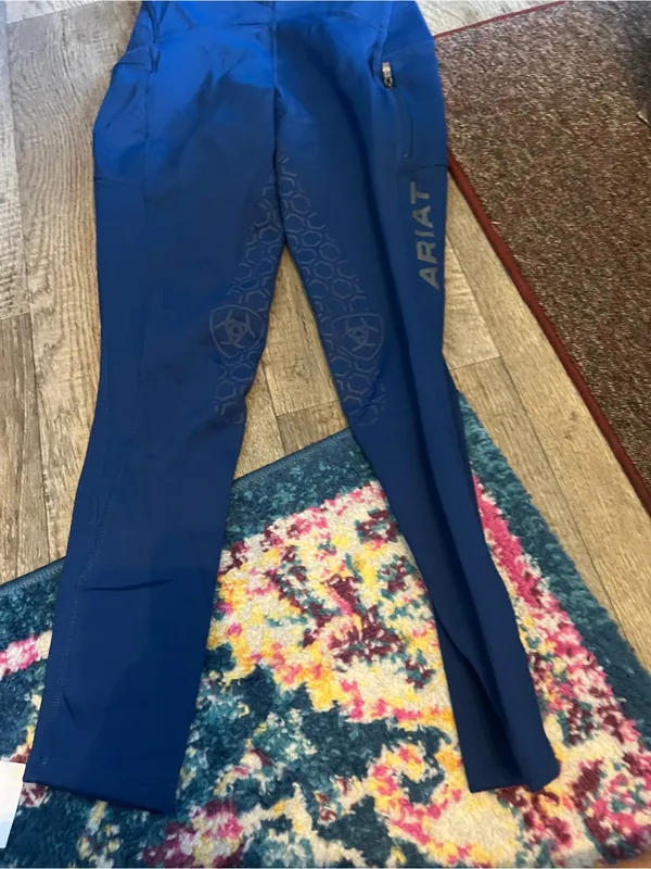 Ariat Performance Riding Tights - Deep Blue - Image 3