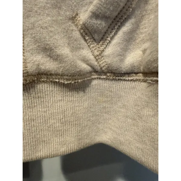 Abercrombie & Fitch Y2K Zip Hoodie Womens Medium Sherpa Lined Spellout 2000s - Image 7