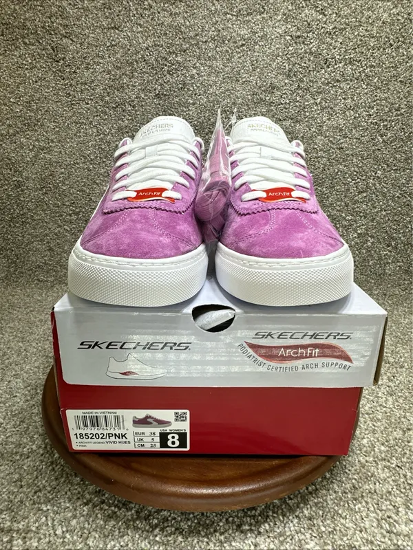 Skechers Arch Fit Legends Vivid Hues Pink Women’s Size 8.5 Podiatric Accepted - Image 2