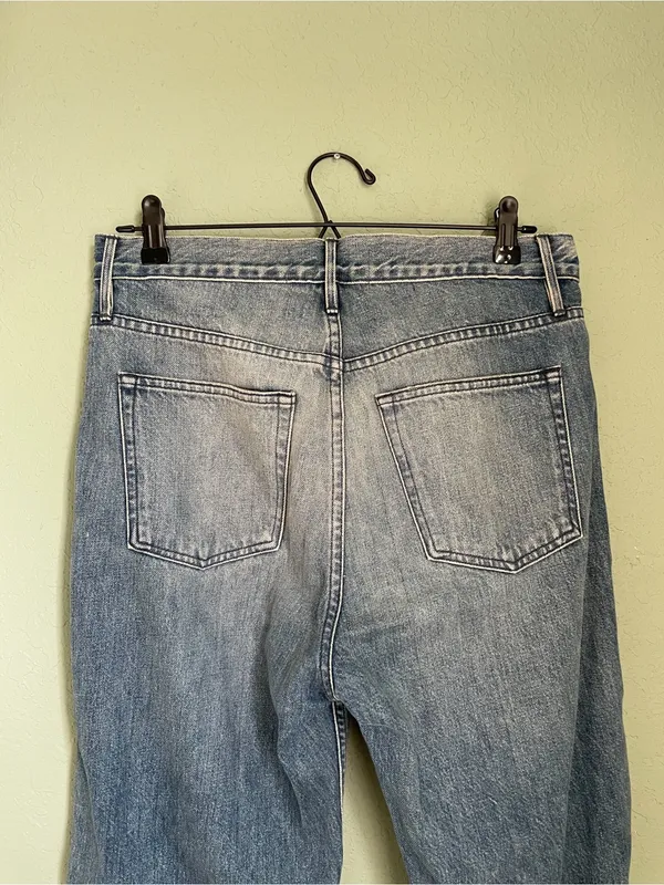3x1 Joy Snap Away Jean Size 26 Riva Medium Wash Button Snaps Wide Leg - Image 13