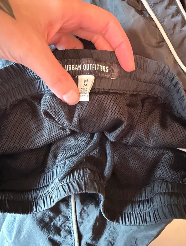 Urban Outfitters black high waisted wind pant joggers - Image 9