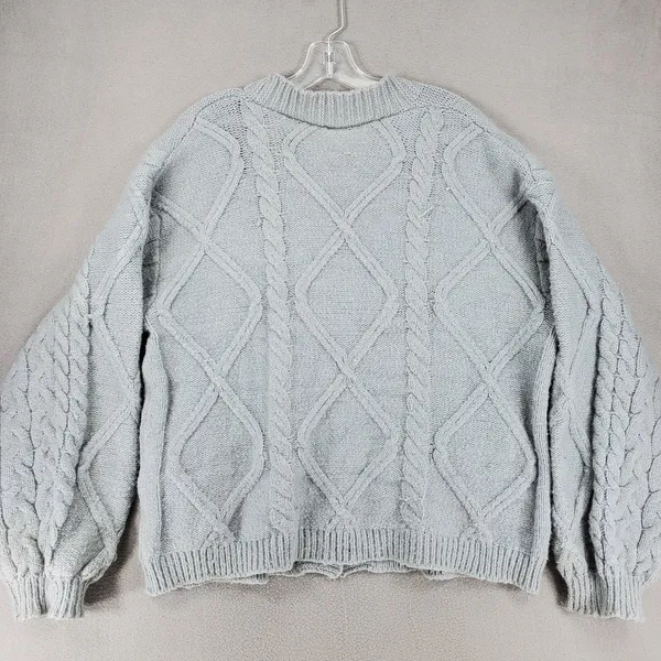 Taylor Swift The Tortured Poets‎ Department Gray Cardigan Size XL/2XL Sweater - Image 5