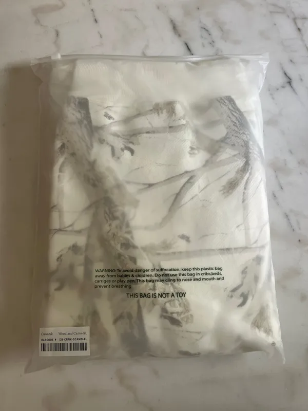 Dairy Boy Woodland Camo White Gray Oversized Crewneck - Image 6