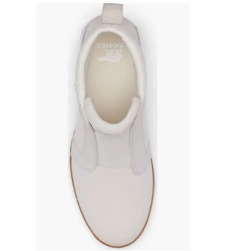 Sorel Out N About Wedge Leather Bootie, Ankle Boots White/Sea Salt, Size 8, NWT‎ - Image 4