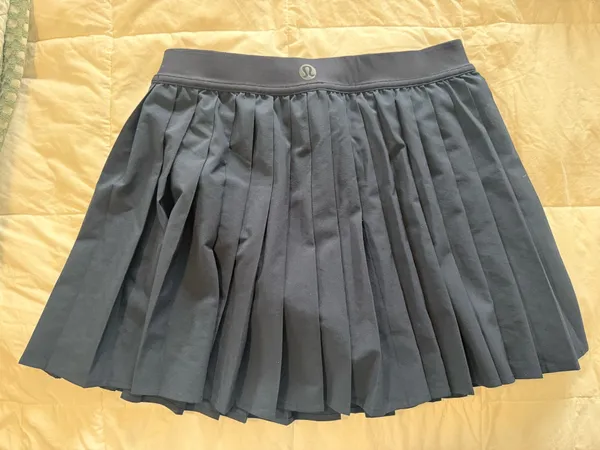 Lululemon Pleated Navy Skirt  - Image 2