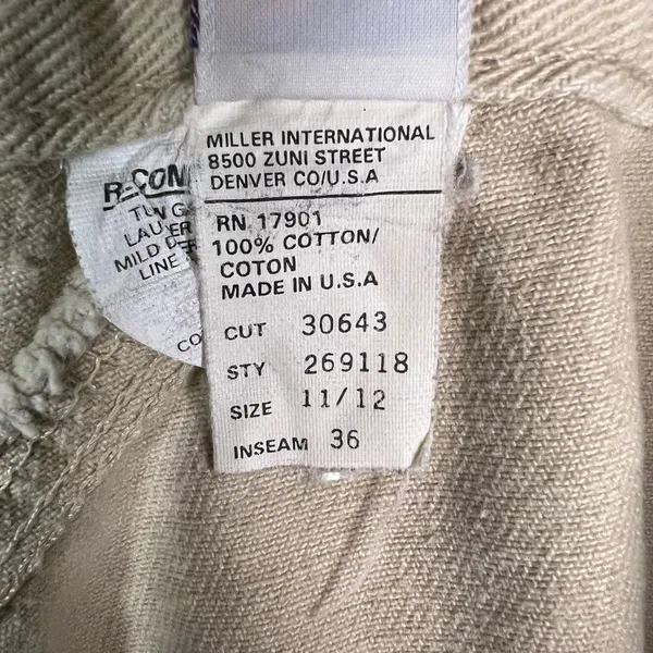 Rockies Vintage Rocky Mountain Bareback Tan Jeans Women‎ 11/12 Western High Rise - Image 8