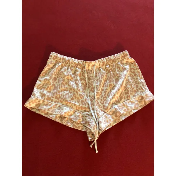 Victoria’s Secret leopard cheetah print comfy cozy lounge pajama sleep shorts - Image 2