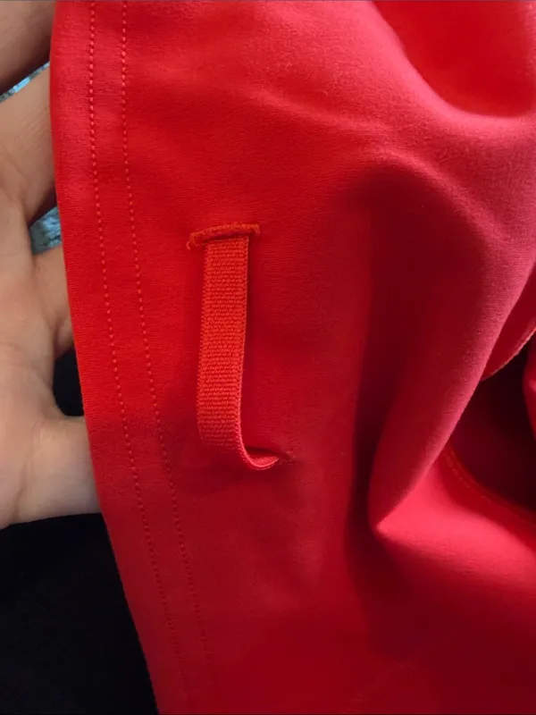 lululemon athletica wonder‎ train Bright Red contour fit high rise leggings 14 - Image 3