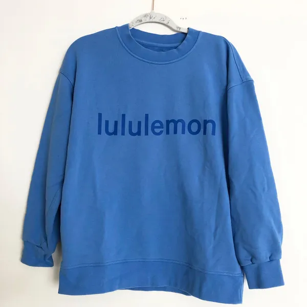 Lululemon Perfectly Oversized Crew *Graphic Blue Nile 4 - Image 6