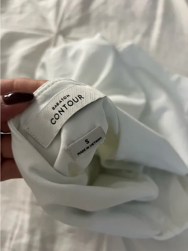 Aritzia White Contour Top - Image 3