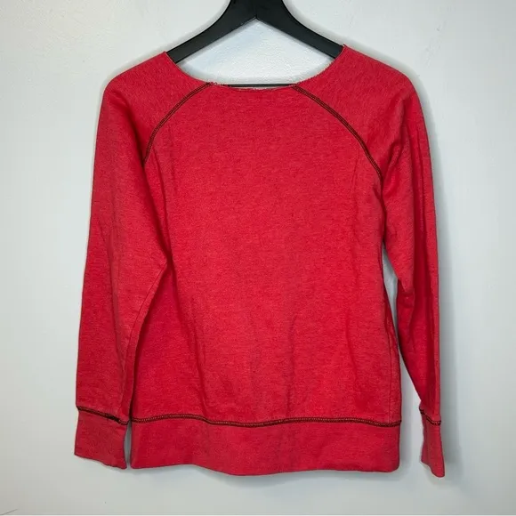 NHL Chicago Blackhawk’s Women’s Lace Up‎ Sweatshirt Size L 12/14 - Image 2