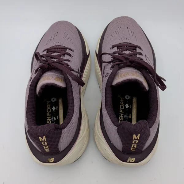 New Balance Fresh Foam X More v5 Womens Running Shoes Purple WMORHI5 Size 12 - Image 6