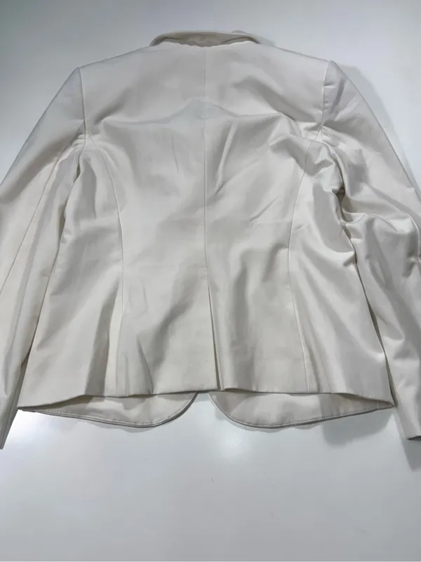 Calvin Klein White Two-Button Single-Breasted Blazer - Image 8