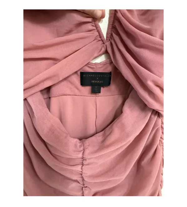 Michael Costello x REVOLVE Hilary Gown in Blush Rose Pink Medium - Image 5
