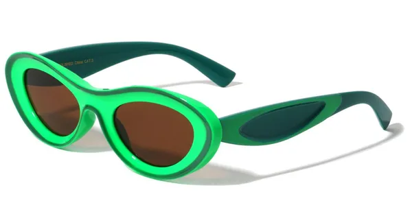 Y2K Neon Galaxy Round Lens Sunglasses - Image 4