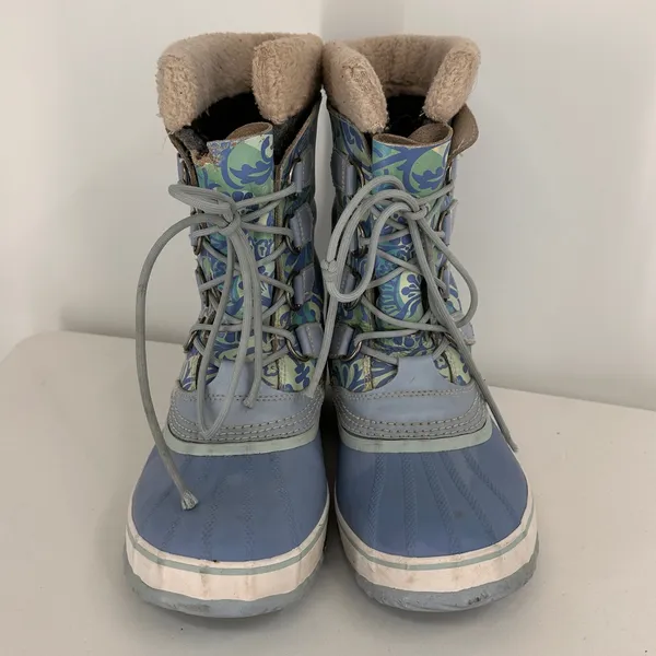 Sorel 1964 Pac Floral Waterproof Winter Boots Size 9 - Image 6
