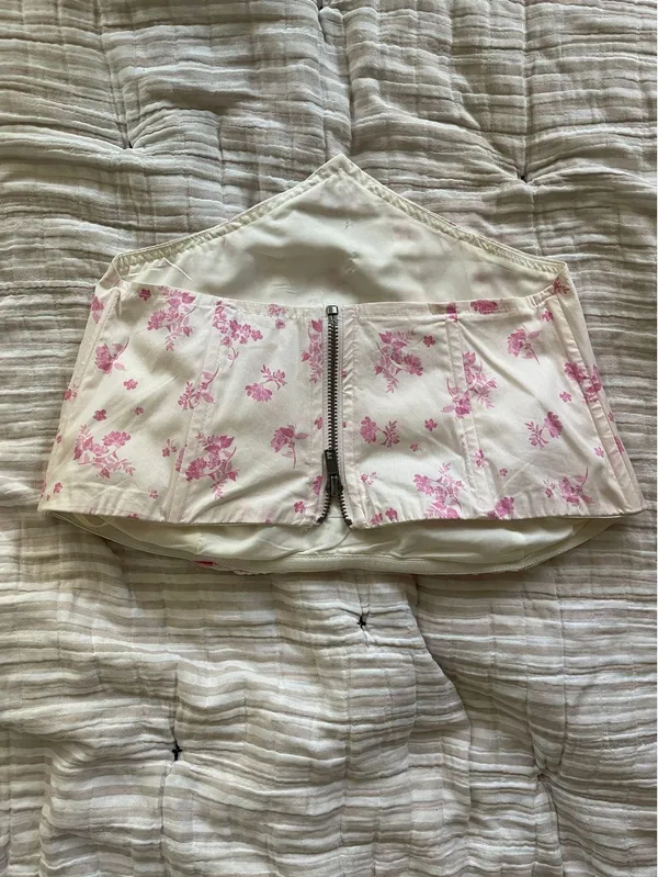 Stella Laguna Beach Floral Corset Top - Image 5