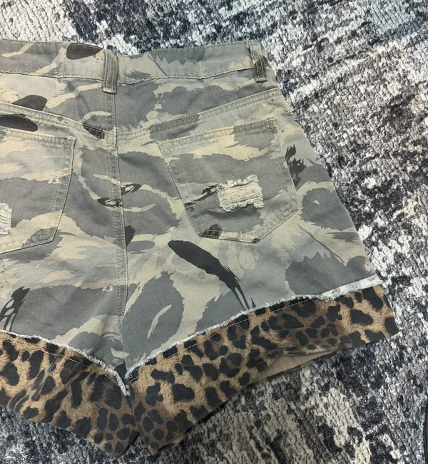 POL Distressed High Waisted Jean Shorts - Image 9
