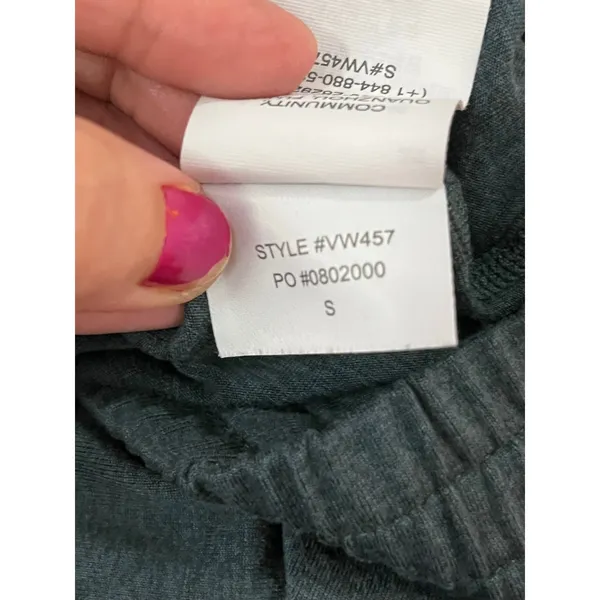 Vuori Boyfriend Jogger Pants Stone Heather Blue Size Small Athleisure - Image 8
