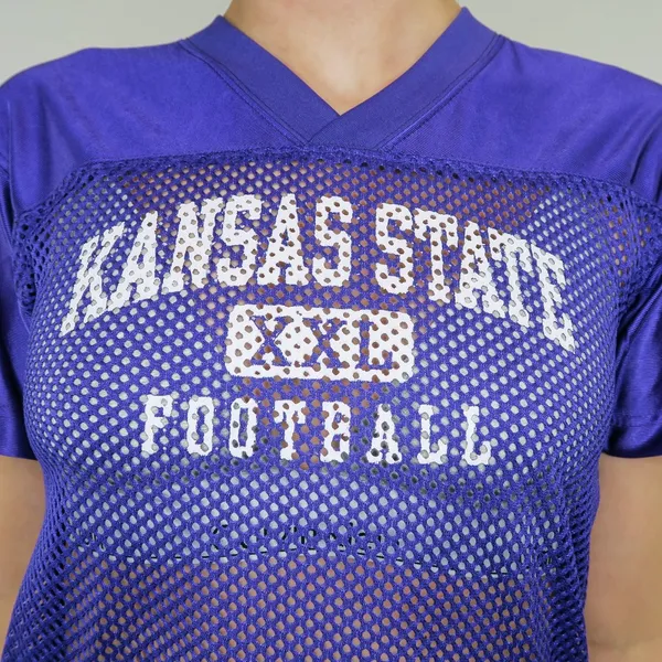 Vintage 90s Kansas State Purple Football Jersey - Image 2
