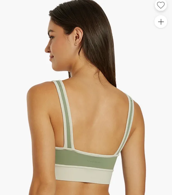 Cream yoga green short active set small - Image 2