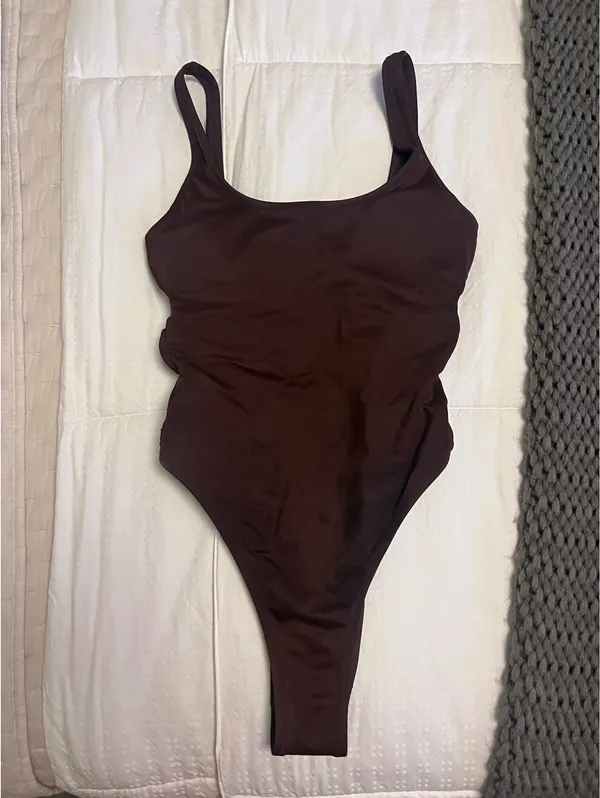 Aerie Brown One Piece Swimsuit - Image 2