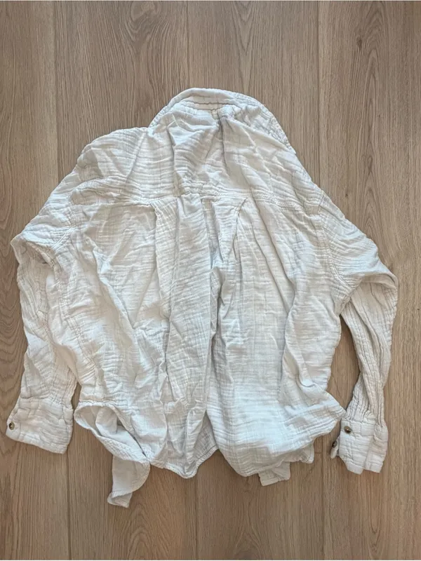 ASOS Crisp White Button-Up Relaxed Shirt - Image 6