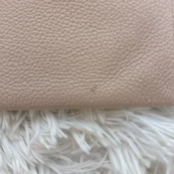 Michael Kors Large Zip Clutch Wristlet Bag Pink Leather Wallet Purse - Image 3