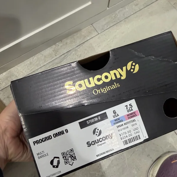 NIB Saucony ProGrid Omni 9 Sneaker size 7.5 - Image 2