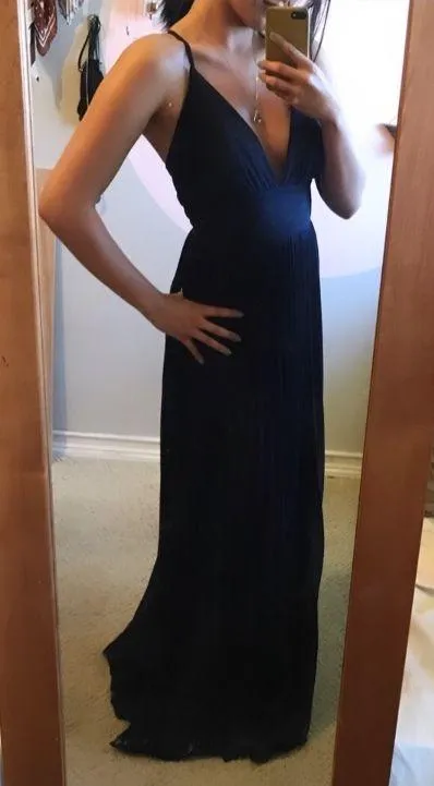 Lulu’s Navy Formal Prom Dress - Image 3