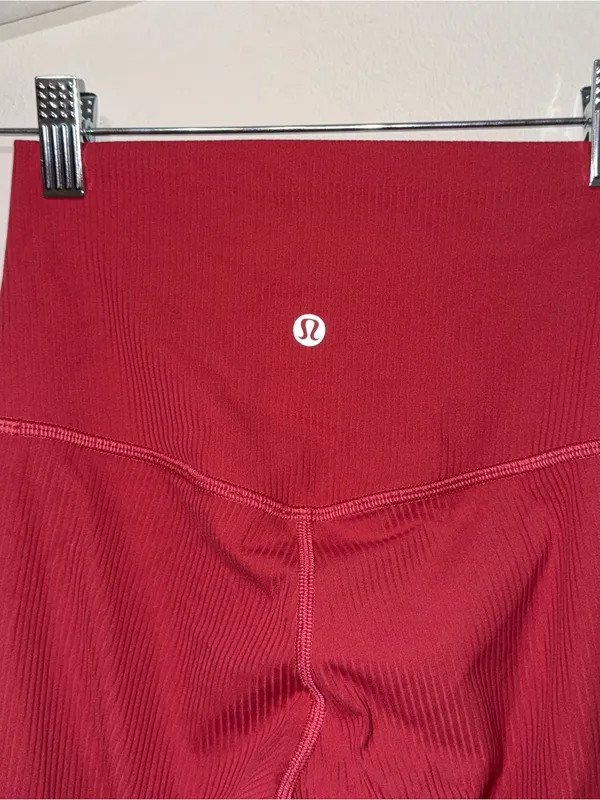 Lululemon Align Ribbed Leggings Size 2 NEW NWOT coral pink - Image 5