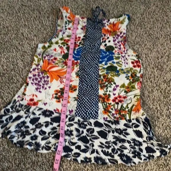 5/$30 🎈 Anthropologie Postmark women’s small cultivar floral tank top - Image 8