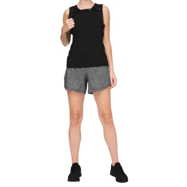 Lululemon Track That Short Mid Rise 5" Heather Lux Multi Black - Image 5