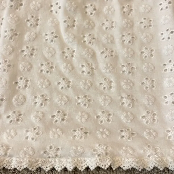 Kontrol White Eyelet Off The Shoulder Ruffle Top - Image 9