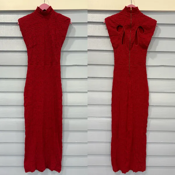 Sabina Musayev Notfit Cutout Midi Dress - Image 4